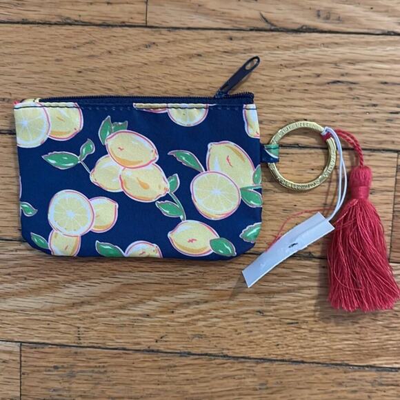 NEW Simply Southern Key Ring Wallet Lemons New with tags - Picture 2 of 3
